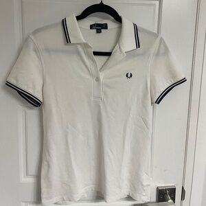Women’s White Fred Perry Polo size medium